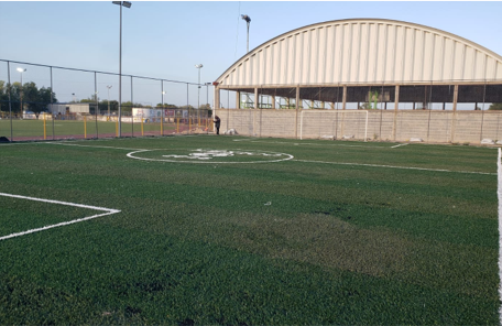 CONSTRUCCIÓN DE CANCHA FÚTBOL 5 EN CIUDAD DEPORTIVA EN SAN BUENAVENTURA 1.
