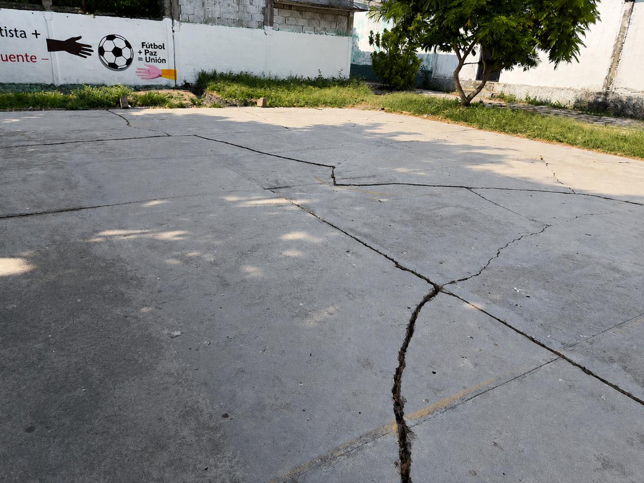 REHABILITACIÓN DE MULTICANCHA EN COLONIA EL CONSUELO EN CIUDAD VALLES