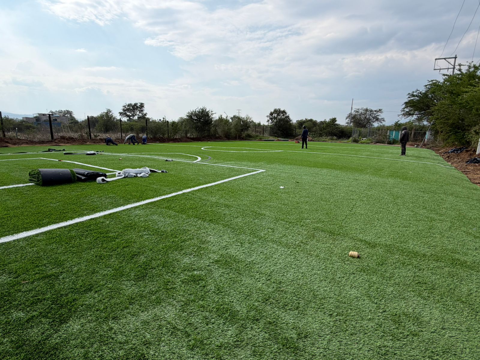 CONSTRUCCIÓN DE CANCHA FÚTBOL 5 EN SANTA MARÍA ATZOMPA