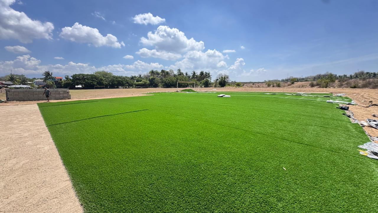 CONSTRUCCIÓN DE CANCHA FÚTBOL 5 EN UNIDAD DEPORTIVA EN SANTA MARÍA TONAMECA