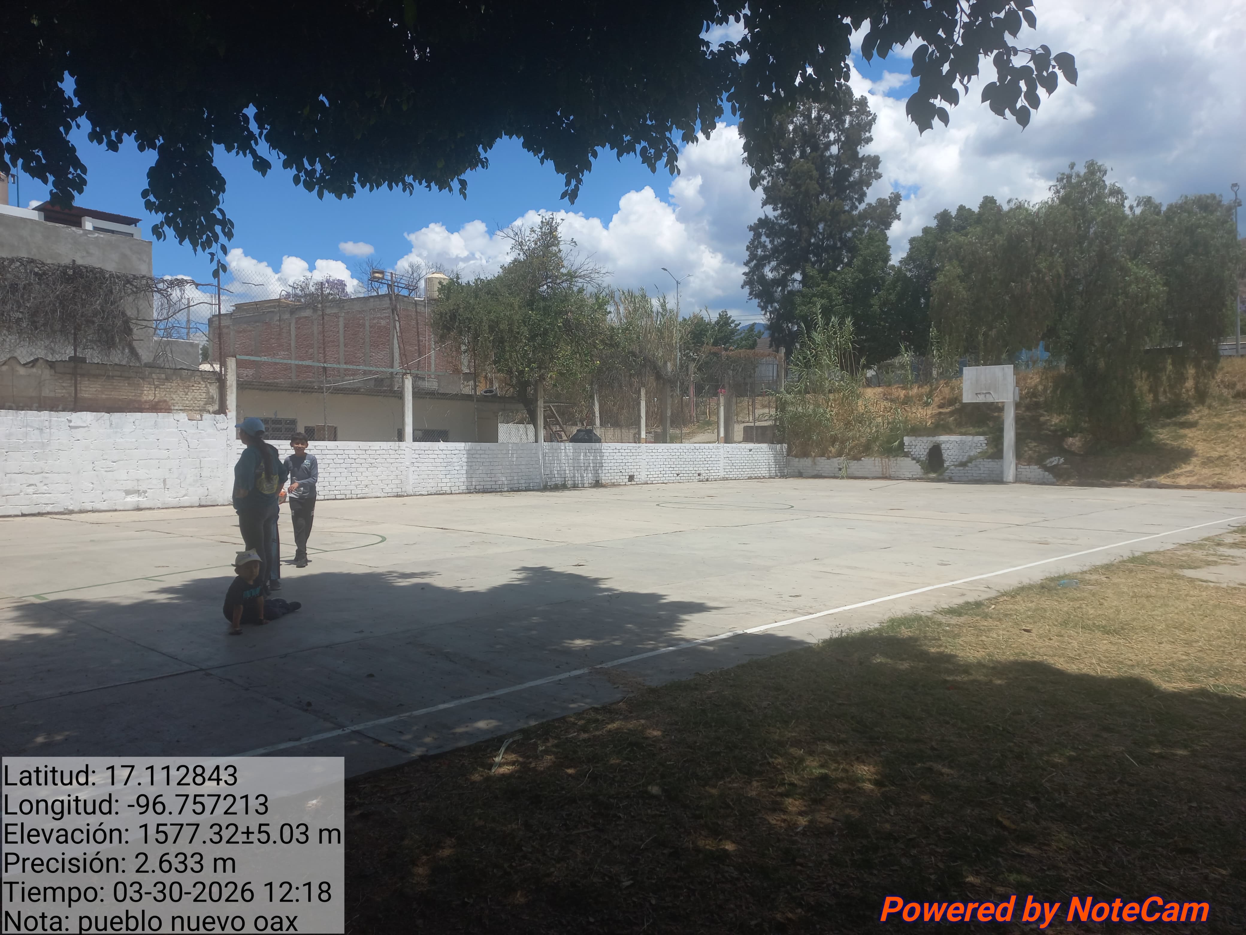 REHABILITACIÓN DE MULTICANCHA EN PUEBLO NUEVO OAXACA DE JUÁREZ