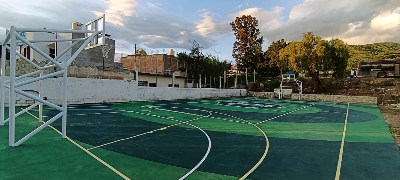 REHABILITACIÓN DE MULTICANCHA EN PUEBLO NUEVO OAXACA DE JUÁREZ