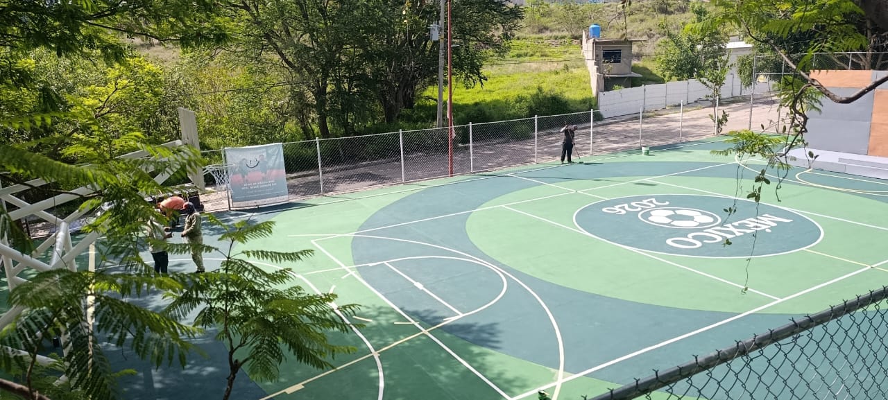 REHABILITACIÓN DE MULTICANCHA EN SAN FELIPE DEL AGUA EN OAXACA DE JUÁREZ