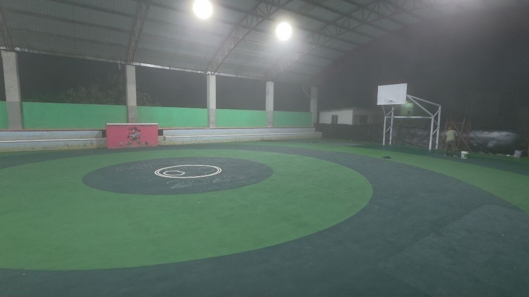 REHABILITACIÓN DE MULTICANCHA EL PORTILLO EN SAN ANDRÉS PAXTLÁN
