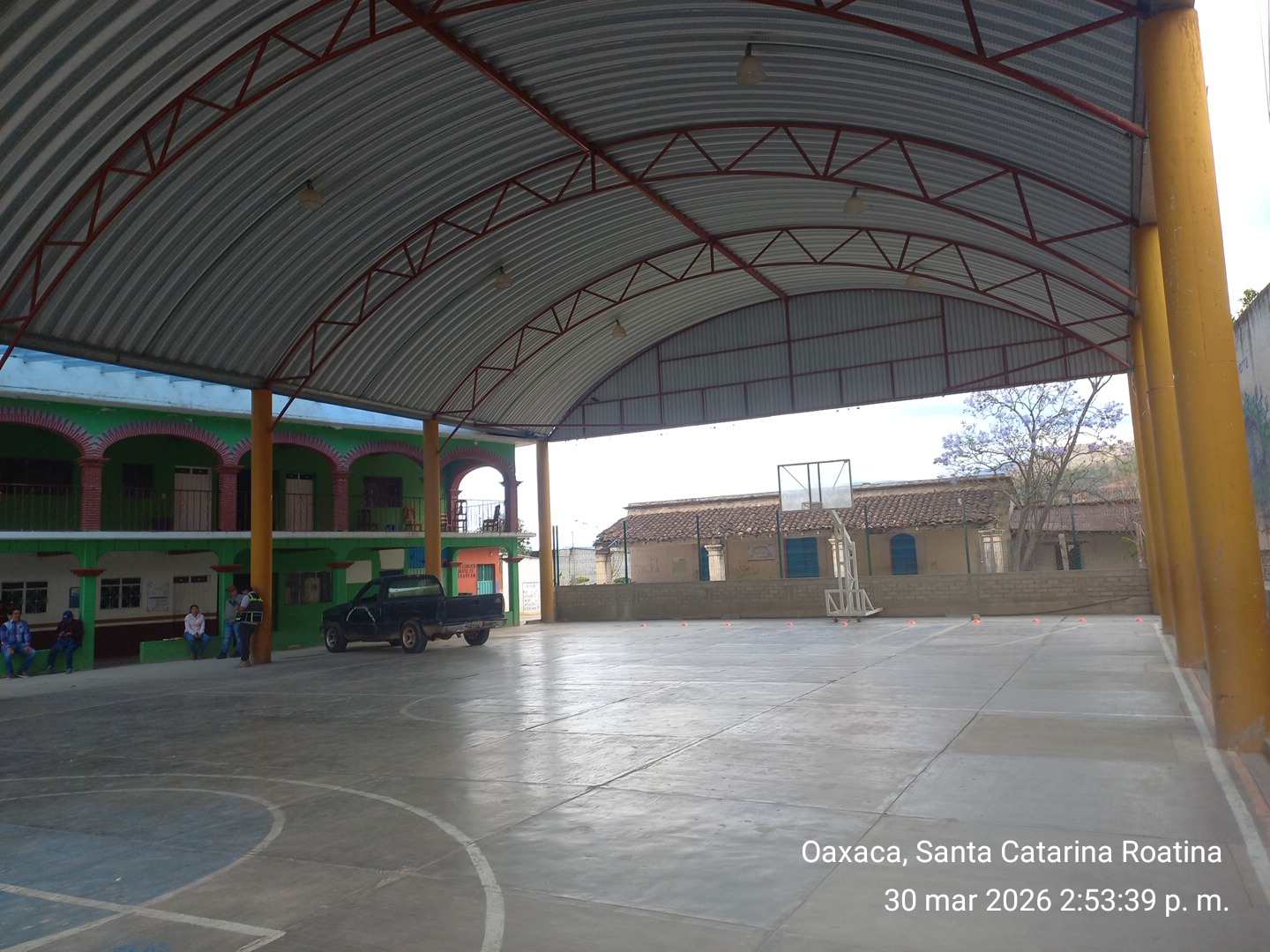 REHABILITACIÓN DE MULTICANCHA EN SANTA CATARINA ROATINA MIAHUATLÁN DE PORFIRIO DÍAZ