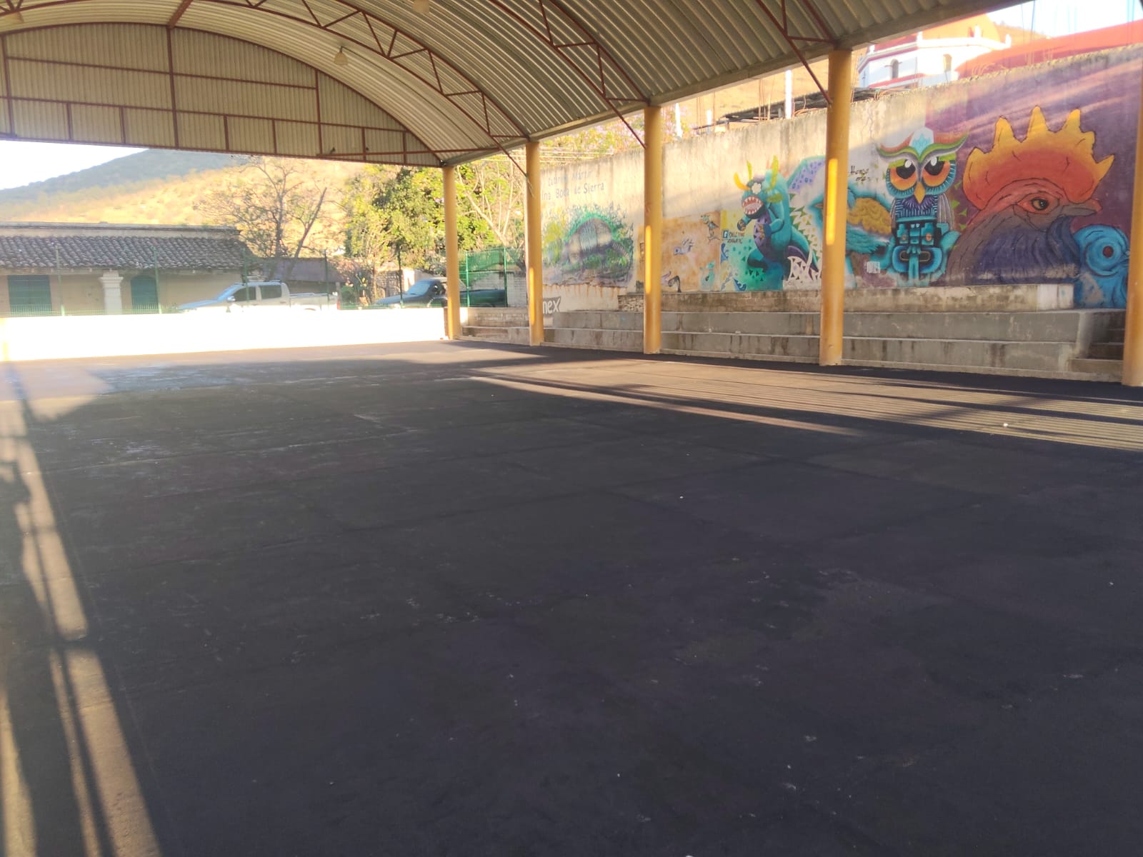 REHABILITACIÓN DE MULTICANCHA EN SANTA CATARINA ROATINA MIAHUATLÁN DE PORFIRIO DÍAZ