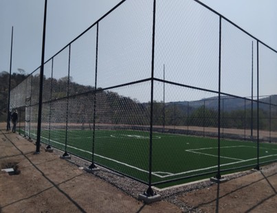CONSTRUCCIÓN DE CANCHA DE FÚTBOL 5 EN LOS ÁLAMOS EN SAN PEDRO YELOIXTLAHUACA