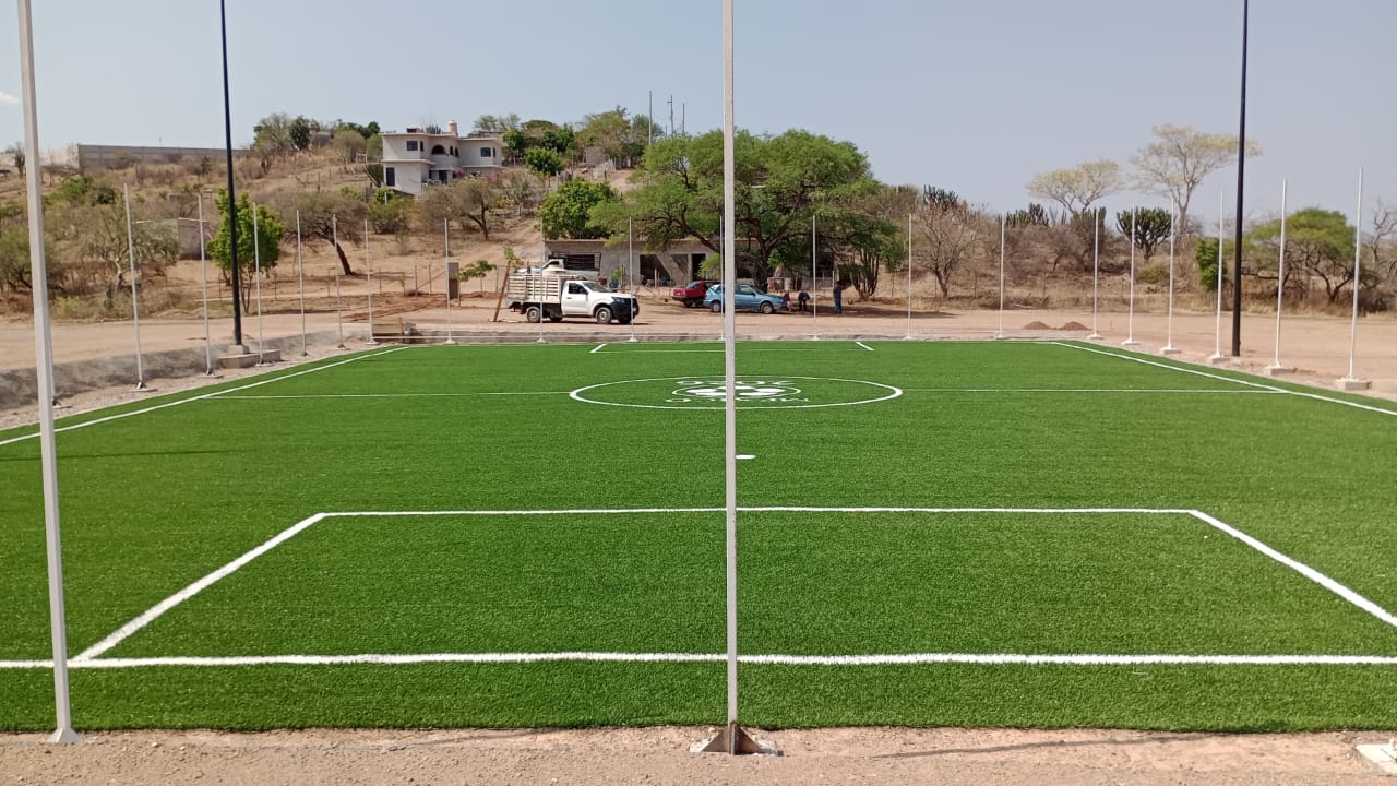 CONSTRUCCIÓN DE CANCHA DE FÚTBOL 5 EN LOS ÁLAMOS EN SAN PEDRO YELOIXTLAHUACA