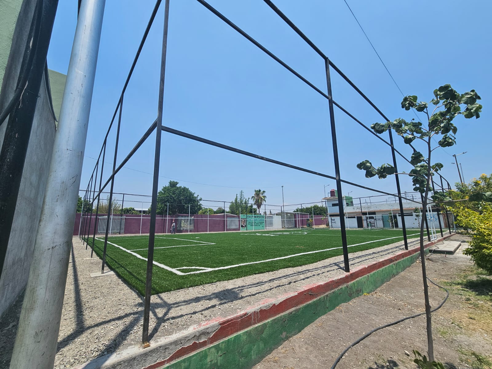 CONSTRUCCIÓN DE CANCHA DE FÚTBOL 5 EN PARQUE VILLA DE ATENCINGO EN CHIETLA