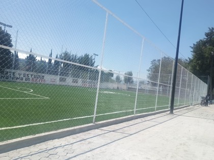 CONSTRUCCIÓN DE CANCHA DE FÚTBOL 5 EN COLONIA SEGUNDO BARRIO DE SAN JUAN EN TOCHTEPEC