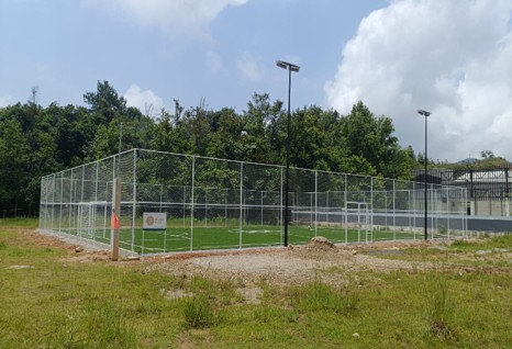CONSTRUCCIÓN DE CANCHA DE FÚTBOL 5 EN COLONIA CENTRO EN XICOTEPEC
