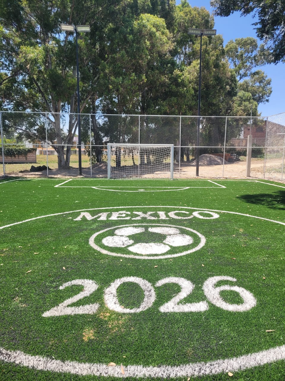 CONSTRUCCIÓN DE CANCHA DE FÚTBOL 5 EN COLONIA EJIDO DEL CENTRO EN SAN GREGORIO ATZOMPAN
