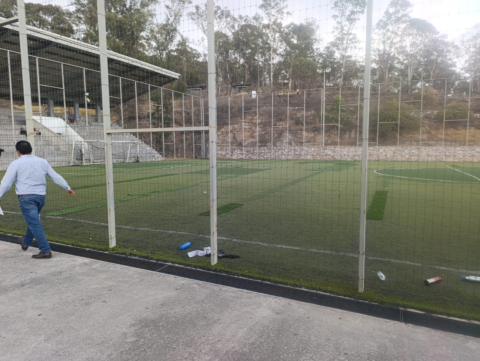 REHABILITACIÓN DE CANCHA DE FÚTBOL 7 EN PARQUE CERRO DE AMALUCAN 1 EN PUEBLA
