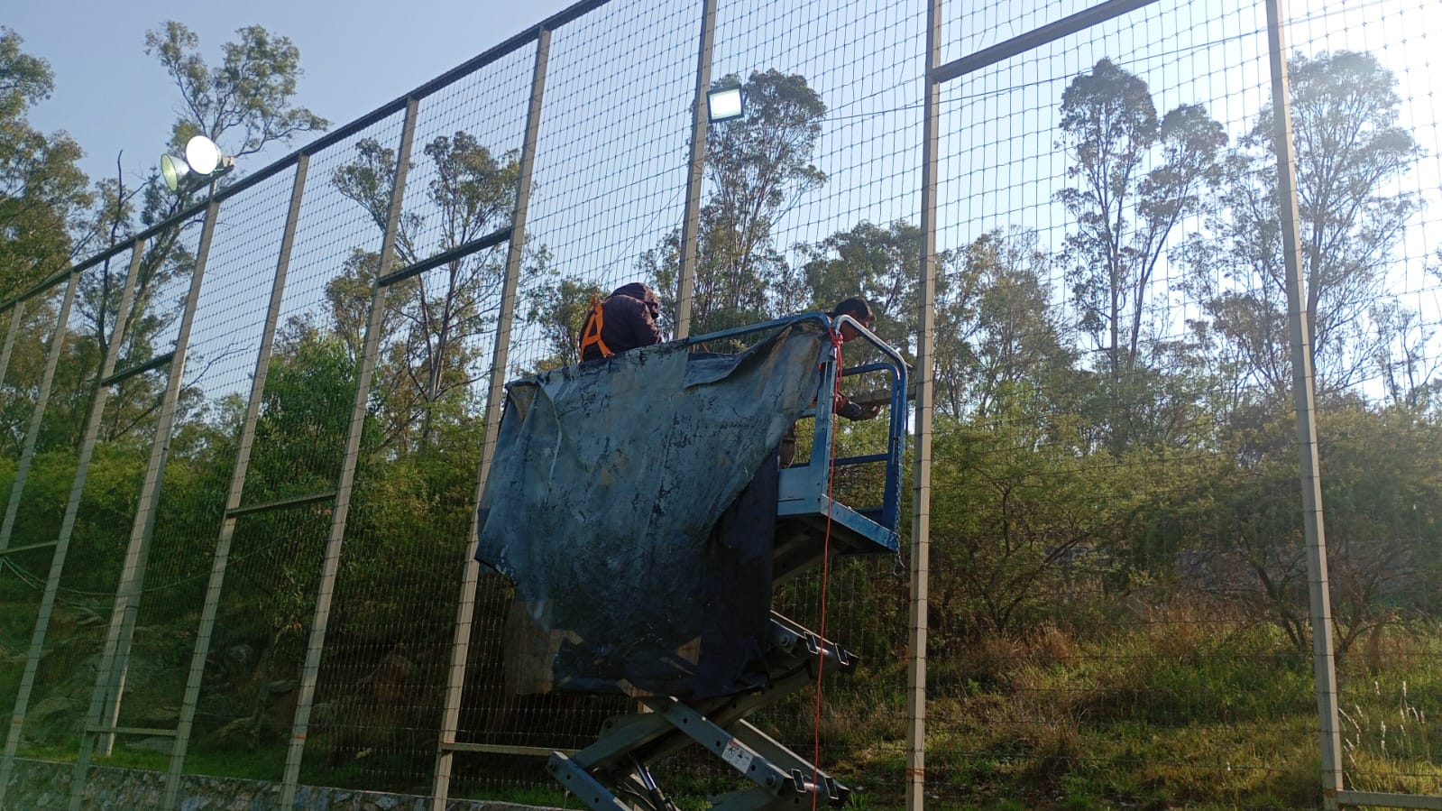 REHABILITACIÓN DE CANCHA DE FÚTBOL 7 EN PARQUE CERRO DE AMALUCAN 2 EN PUEBLA