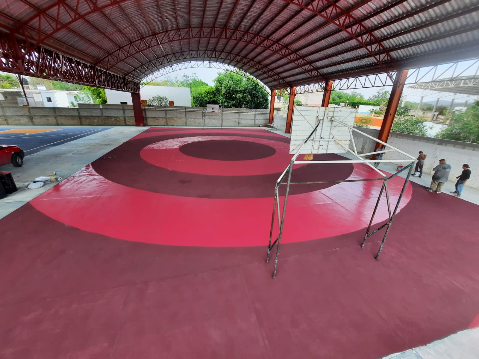 REHABILITACIÓN DE LA MULTICANCHA EN LA UNIDAD DEPORTIVA DE PANTEPEC