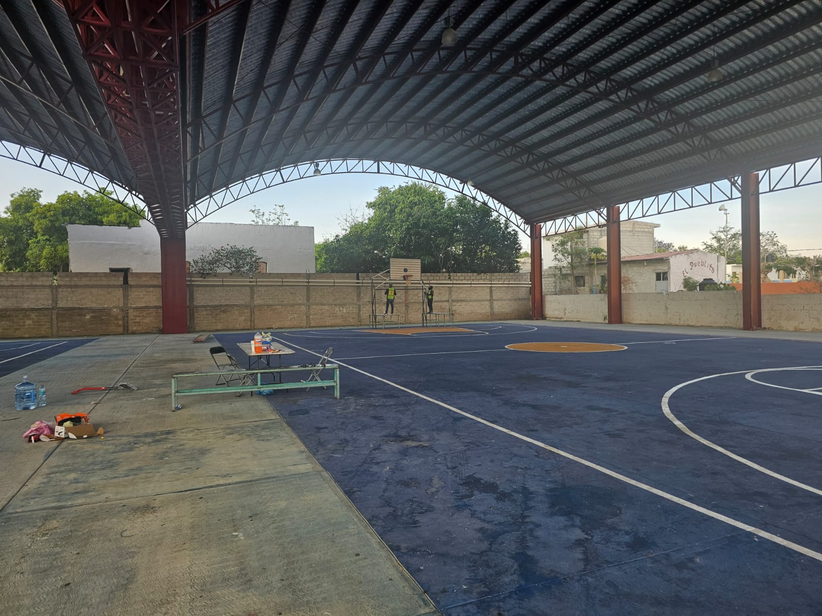 REHABILITACIÓN DE MULTICANCHA EN COLONIA TERCERA SECCIÓN EN TOTOLTEPEC DE GUERRERO