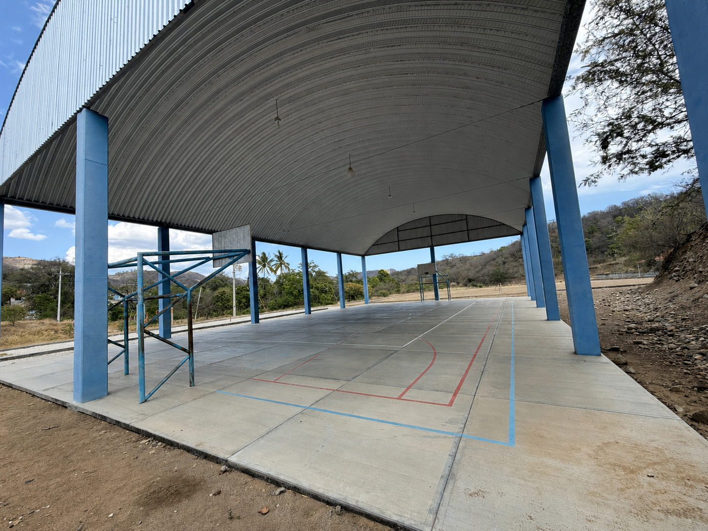 REHABILITACIÓN DE MULTICANCHA EN SAN BARTOLO YAUTEPEC