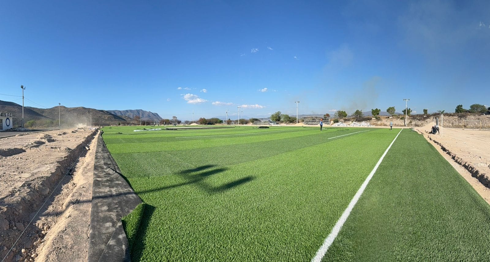 CONSTRUCCIÓN DE CANCHA DE FÚTBOL 11 EN DIEZMEROS EN TOLIMÁN