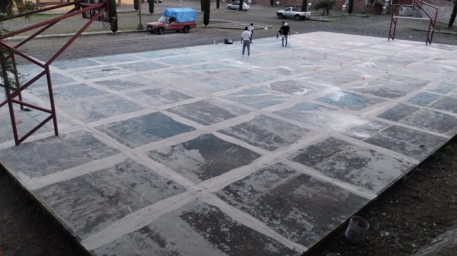 REHABILITACIÓN DE MULTICANCHA EN CENTRO DEPORTIVO MULTIDICIPLINARIO CADEREYTA EN CADEREYTA DE MONTES
