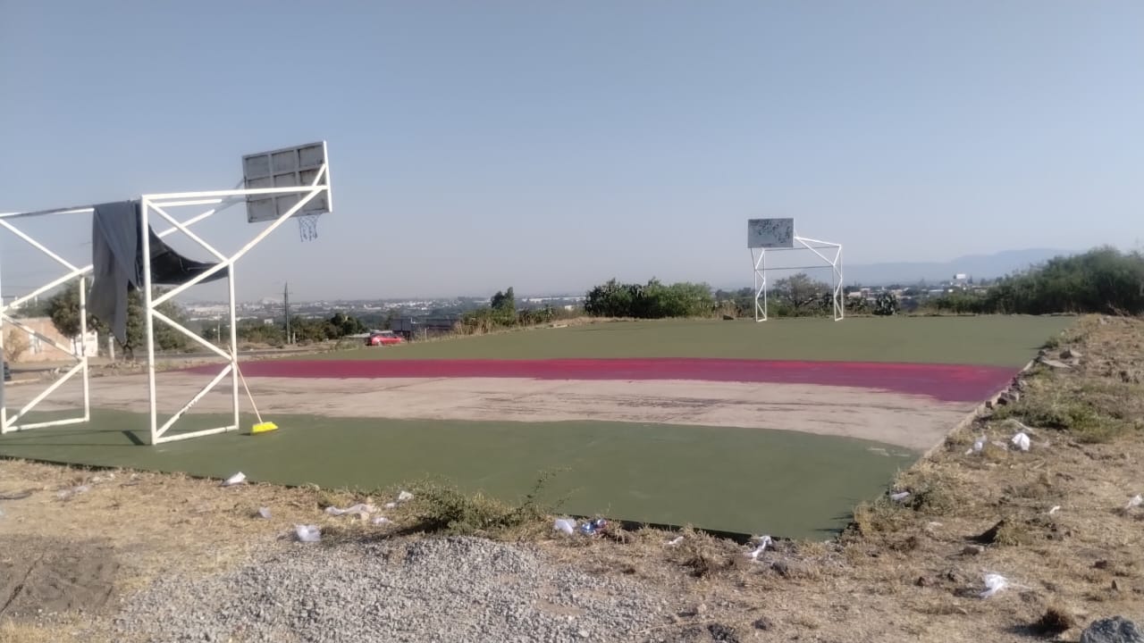 REHABILITACIÓN DE MULTICANCHA EN GUADALUPE DE LAS PEÑAS EN SAN JUAN DEL RÍO