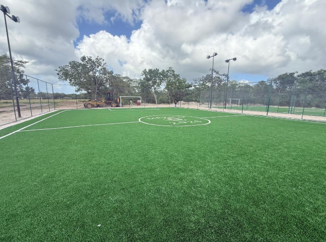 CONSTRUCCIÓN DE CANCHA DE FÚTBOL 5 EN LA CANCHA 1 DIF CANCHA 1 DE FÚTBOL 5 EN COZUMEL