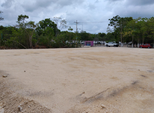 CONSTRUCCIÓN DE CANCHA 1 DE FÚTBOL 5 EN PRADERA DE LA COL DEL RAMAL ZONA CONTINENTAL ISLA MUJERES