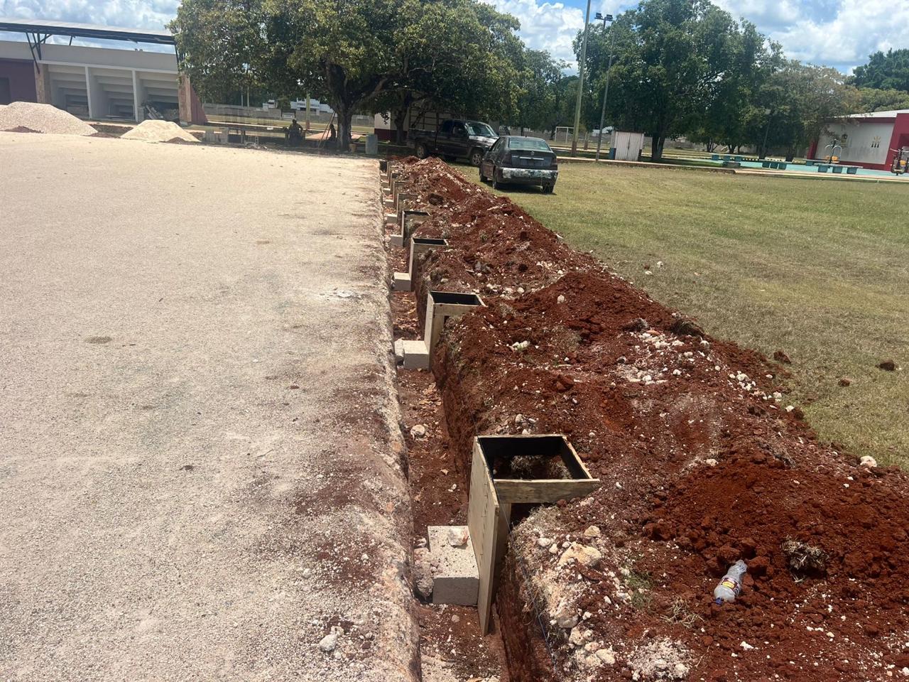 CONSTRUCCIÓN DE CANCHA DE FÚTBOL 5 EN EL DOMO DOBLE DE LA UNIDAD DEPORTIVA EN JOSÉ MARÍA MORELOS