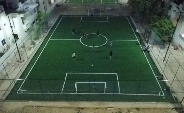 CONSTRUCCIÓN DE CANCHA DE FÚTBOL 5 EN LA CANCHA PATOS 1 EN PLAYA DEL CARMEN