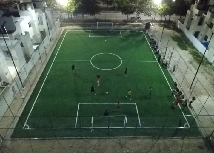 CONSTRUCCIÓN DE CANCHA DE FÚTBOL 5 EN LA CANCHA PATOS 2 EN PLAYA DEL CARMEN
