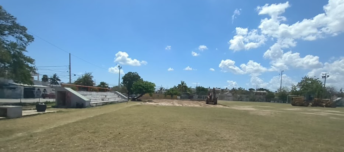 CONSTRUCCIÓN DE CANCHA DE FÚTBOL 11 EN LA UNIDAD DEPORTIVA SM 228 A EN BENITO JUÁREZ