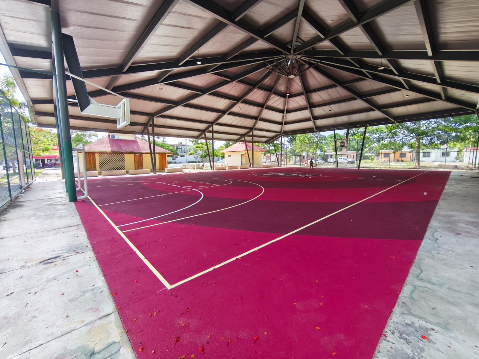 REHABILITACIÓN DE MULTICANCHA EN EL CENTRO DE DESARROLLO COMUNITARIO Y PARQUE DEPORTIVO INFONAVIT 1 EN FELIPE CARRILLO PUERTO