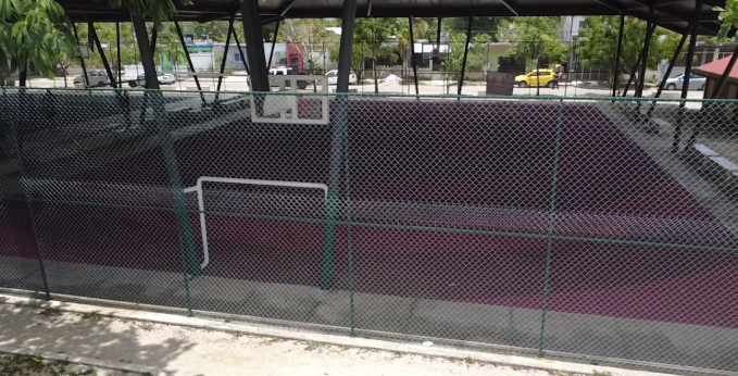 REHABILITACIÓN DE MULTICANCHA EN EL CENTRO DE DESARROLLO COMUNITARIO Y PARQUE DEPORTIVO INFONAVIT 1 EN FELIPE CARRILLO PUERTO
