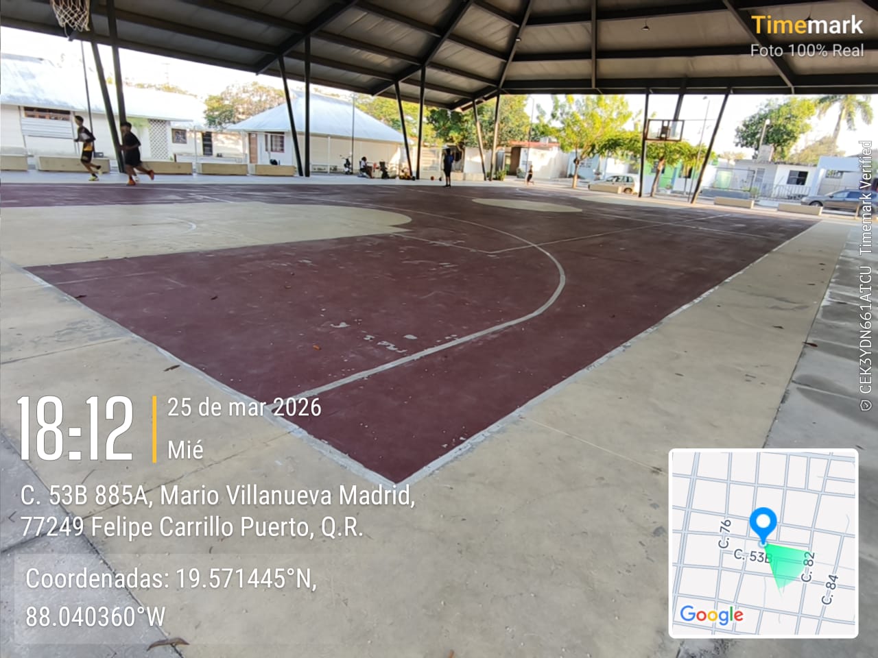 REHABILITACIÓN DE MULTICANCHA EN EL CENTRO DE DESARROLLO COMUNITARIO Y PARQUE DEPORTIVO INFONAVIT 2 EN FELIPE CARRILLO PUERTO