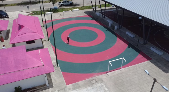 REHABILITACIÓN DE MULTICANCHA EN EL PARQUE CON INFRAESTRUCTURA INCLUSIVA Y DEPORTIVA 2 EN FELIPE CARRILLO PUERTO
