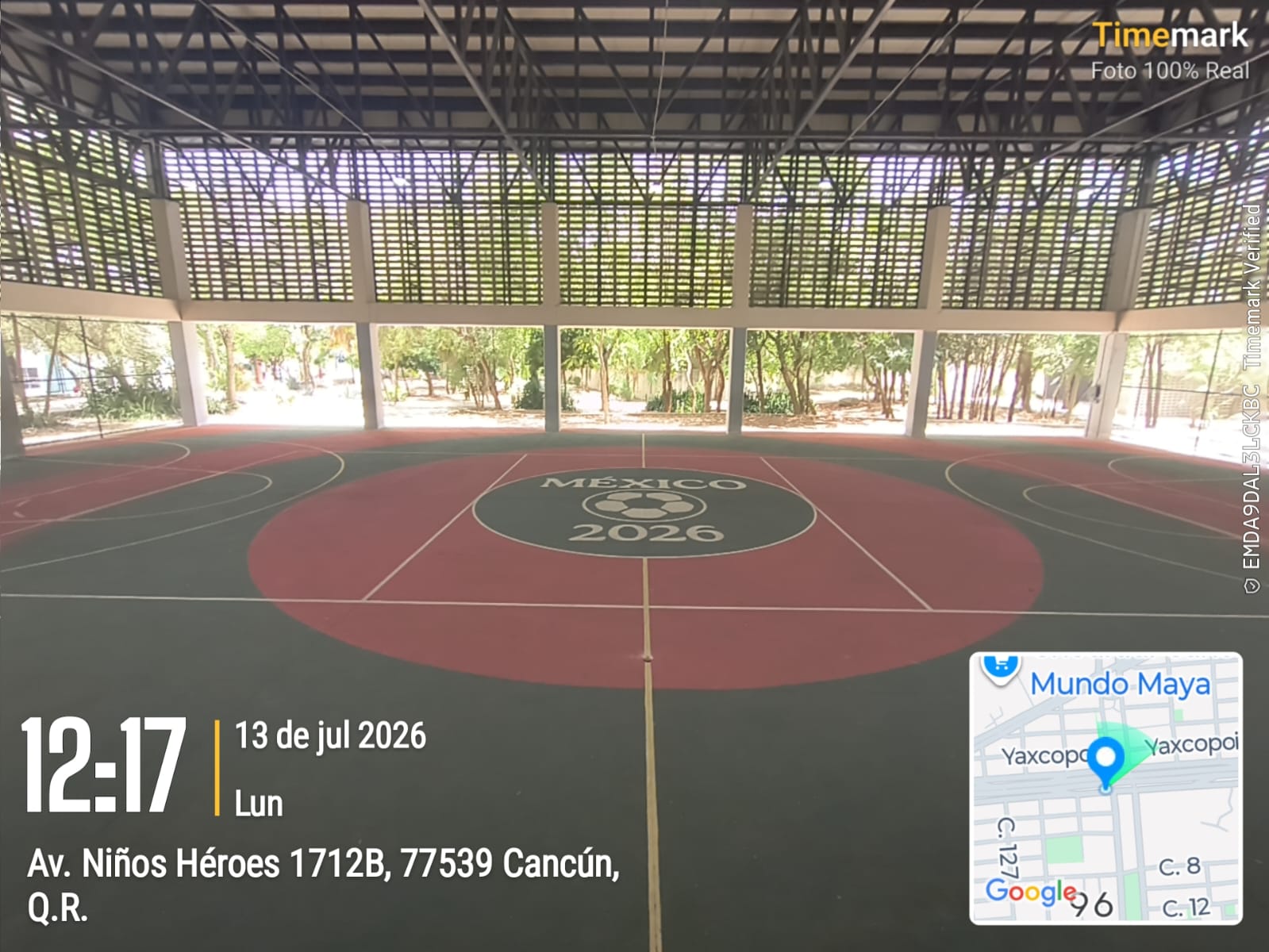 REHABILITACIÓN DE MULTICANCHA EN EL PARQUE DEPORTIVO GIMNASIO DE BOX Y PARQUE PÚBLICO REGIÓN 259 EN BENITO JUÁREZ