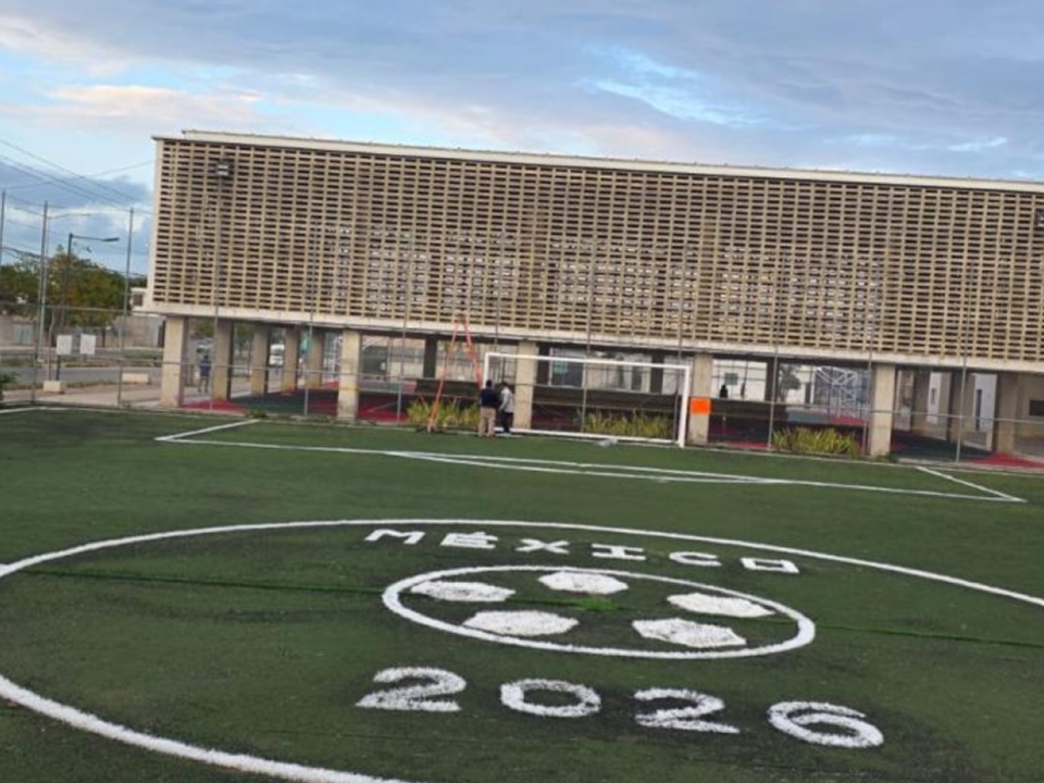 REHABILITACIÓN DE CANCHA DE FÚTBOL 7 EN EL PARQUE Y MÓDULO DEPORTIVO LOS GEMELOS 3 EN BENITO JUÁREZ