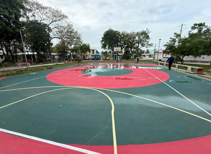 REHABILITACIÓN DE MULTICANCHA EN LA CANCHA PALMA AZUL EN BENITO JUÁREZ