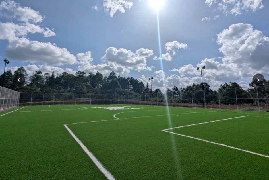 CONSTRUCCIÓN DE CANCHA DE FÚTBOL 7 EN EL CAMPO DE LA COLONIA LA UNIÓN EN JITOTOL