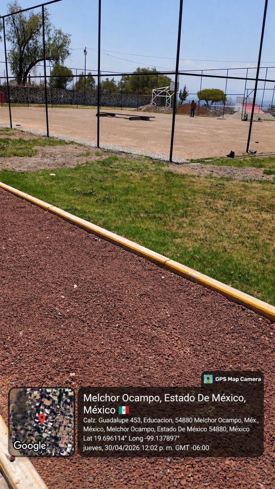 CONSTRUCCIÓN DE CANCHA FÚTBOL 5 EN PARQUE MIRADOR EN MELCHOR OCAMPO