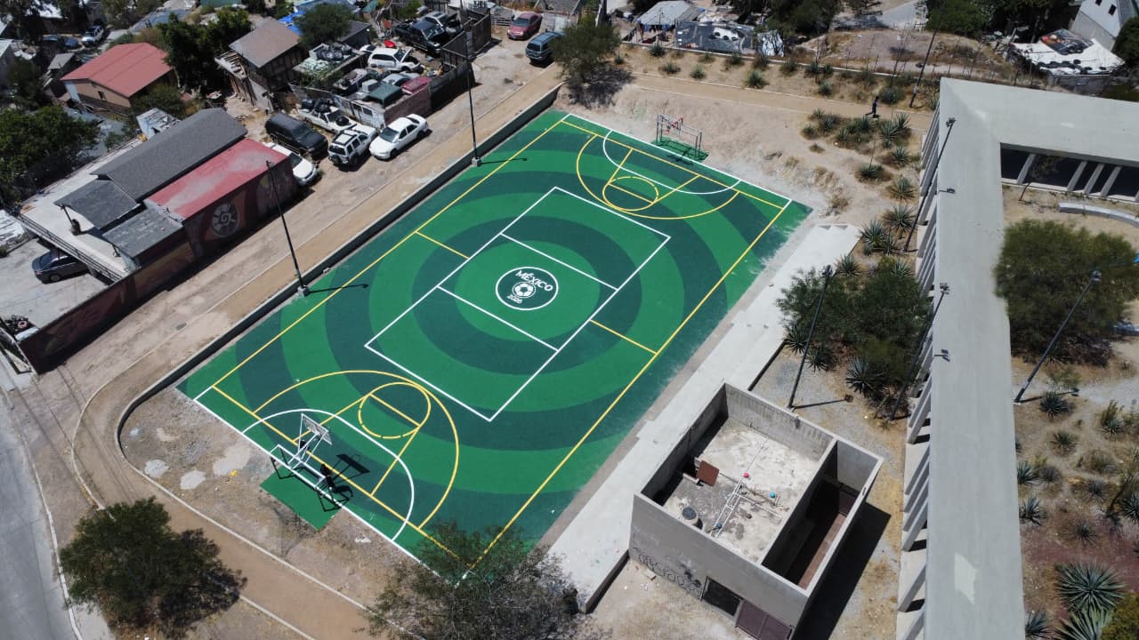 REHABILITACIÓN DE MULTICANCHA MÓDULO DEPORTIVO Y UNIDAD DEPORTIVA REFORMA II EN TIJUANA