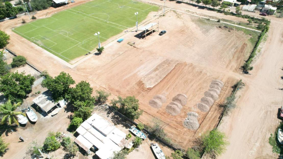 CONSTRUCCIÓN DE CANCHA FÚTBOL 5 EN CENTRO LA REFORMA CANCHA 1 EN ANGOSTURA