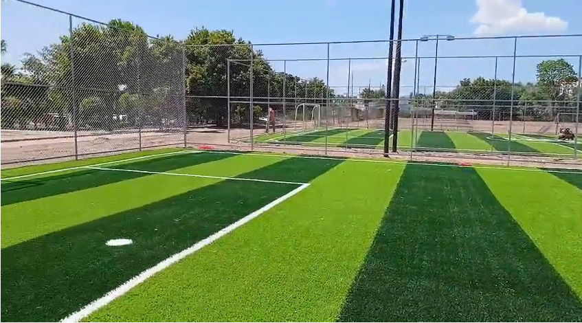 CONSTRUCCIÓN DE CANCHA FÚTBOL 5 EN LA UNIDAD DEPORTIVA 20 DE NOVIEMBRE EN BADIRAGUATO 1