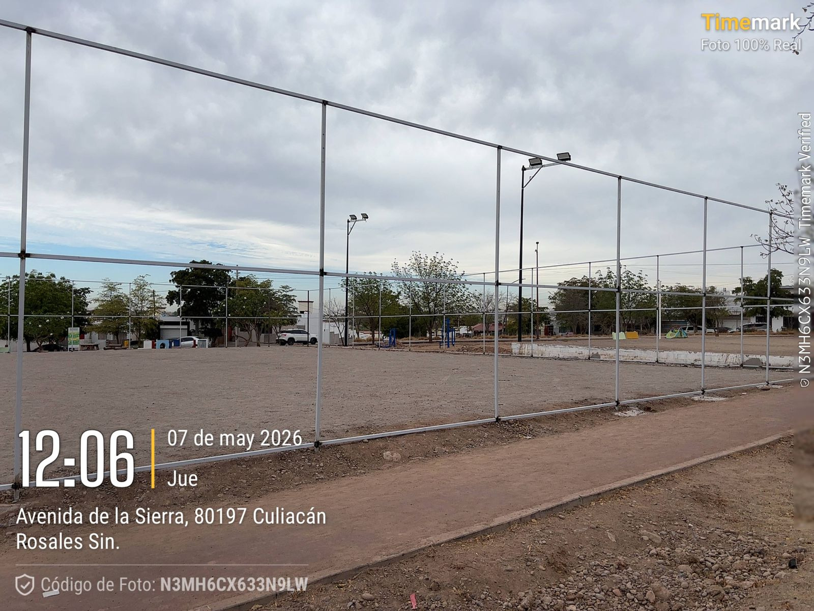 CONSTRUCCIÓN DE CANCHA FÚTBOL 5 EN PRADOS DEL SOL 2 EN CULIACÁN