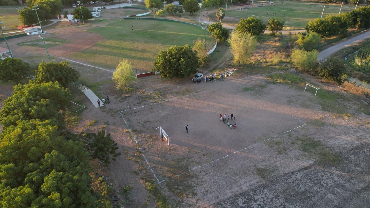 CONSTRUCCIÓN DE CANCHA FÚTBOL 5 EN UNIDAD DEPORTIVA CENTRAL EN JUAN JOSÉ RÍOS