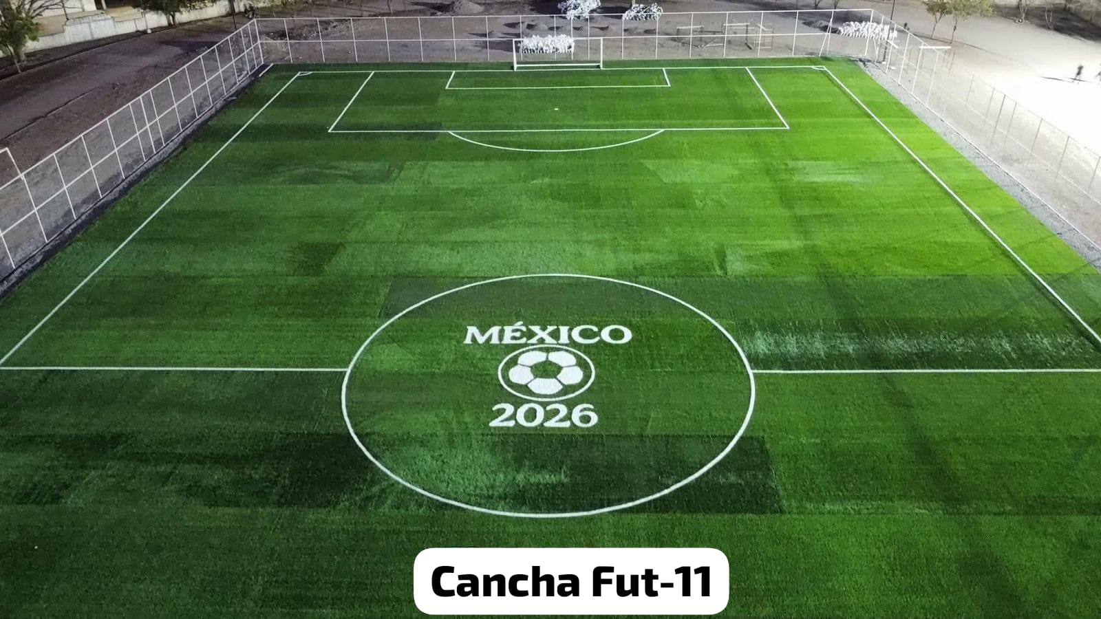 CONSTRUCCIÓN DE CANCHA FÚTBOL 11 EN UNIDAD DEPORTIVA JULIO LERMA QUINTERO EN ELOTA
