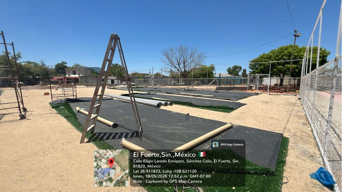 CONSTRUCCIÓN DE CANCHA FÚTBOL 5 EN EL GATAL EN EL FUERTE