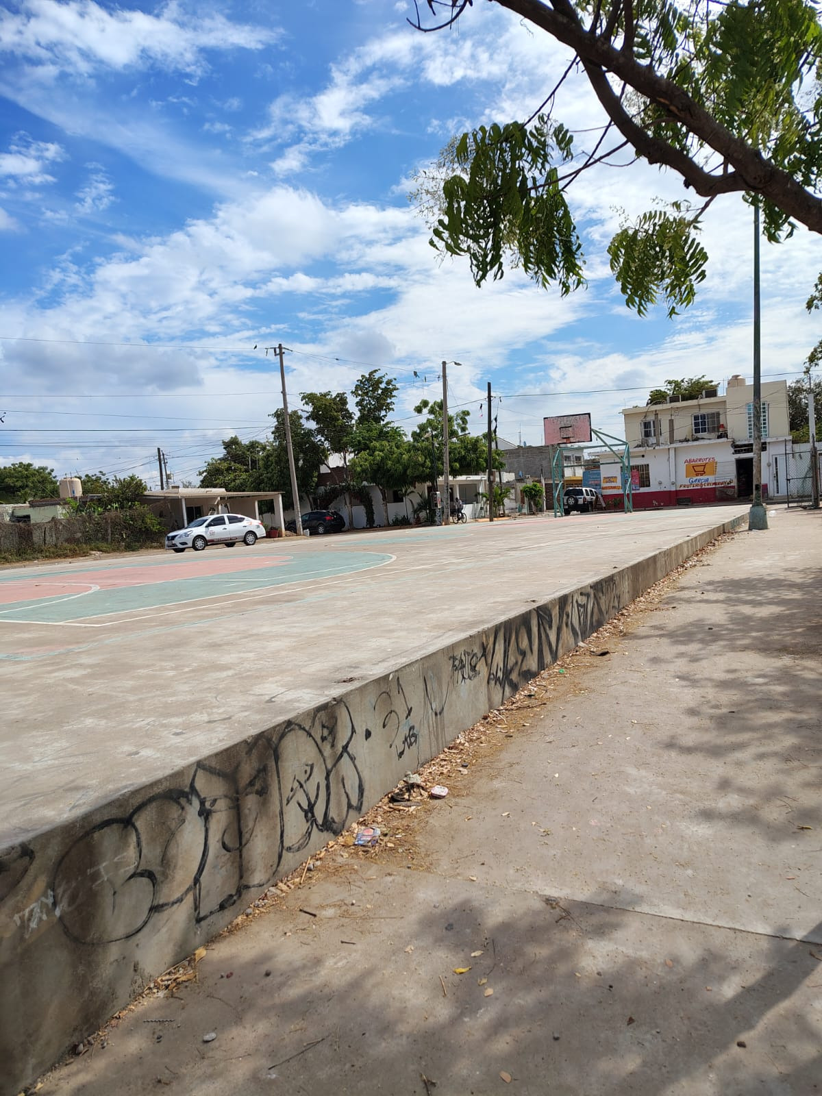 REHABILITACIÓN DE CANCHA MULTICANCHA EN MAZATLÁN 01