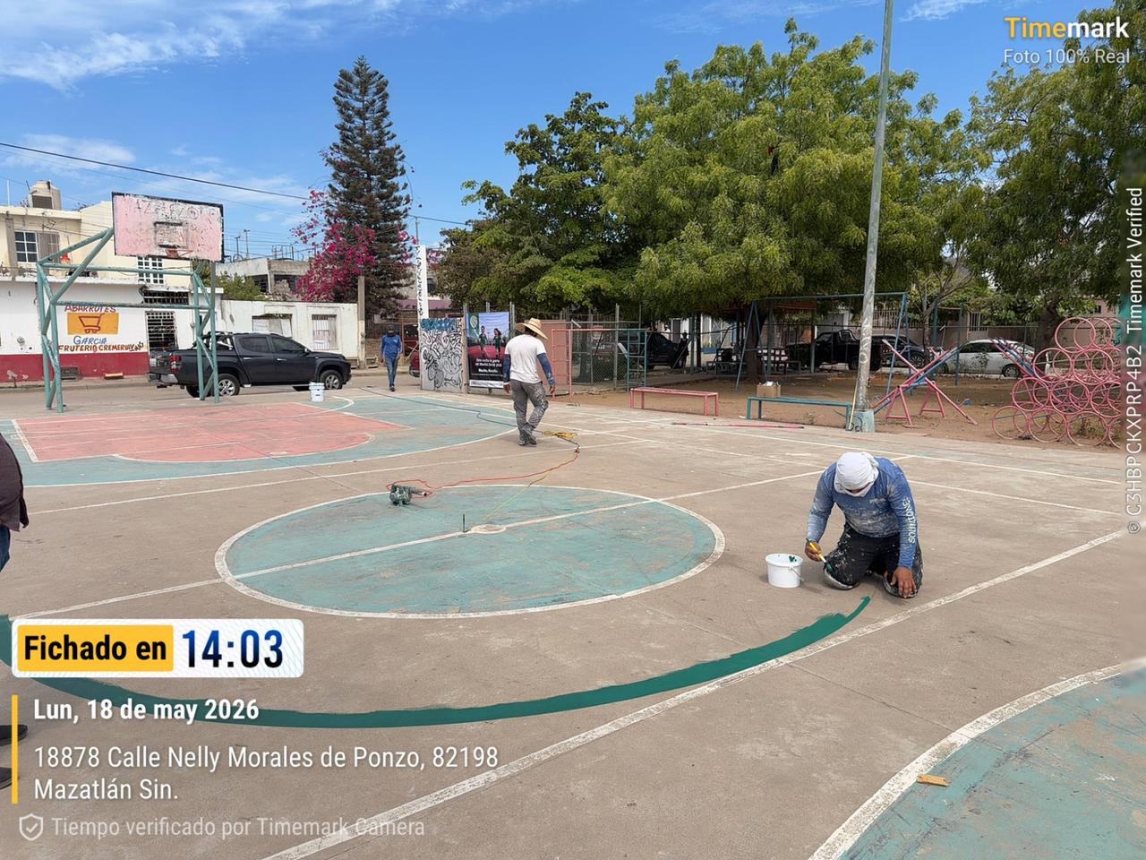 REHABILITACIÓN DE CANCHA MULTICANCHA EN MAZATLÁN 01