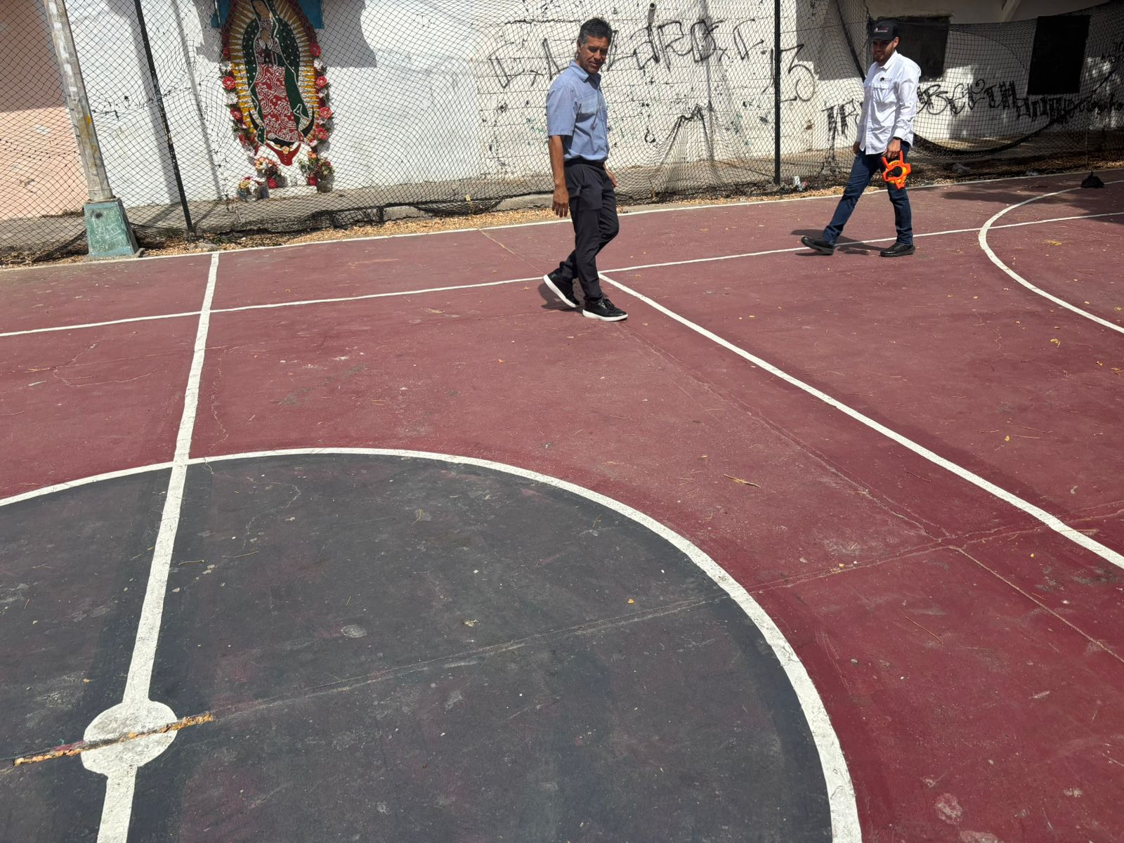 REHABILITACIÓN DE MULTICANCHA EN UNIDAD DEPORTIVA LÁZARO CÁRDENAS EN CULIACÁN