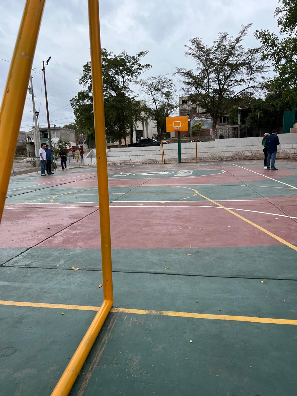 REHABILITACIÓN DE MULTICANCHA EN UNIDAD DEPORTIVA LOS HUIZACHES EN CULIACÁN